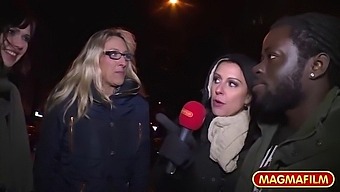 Јавни Међурасни Сусрет Са Прсатном Милф-Ом.