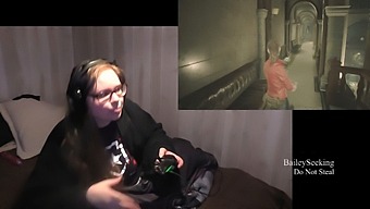 Watch Me Strip While Playing Resident Evil 2 In Part 2