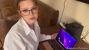 Watch A Man Masturbate And Cum On His Stepmom'S Face In This Pov Video