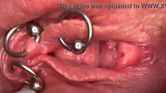 Intense Close-Up Of My Drenched Pussy After Peeing