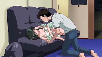 Animated Teenage Girl With Small Boobs Satisfies Her Boyfriend
