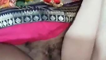Indian Housewife In Rural Outdoor Setting Engages In Unconventional Bathroom Activities