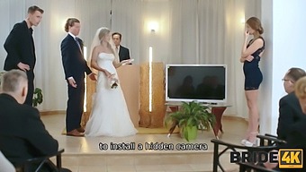 Stunning Bride'S Intimate Video With Her Lover At The Wedding Reception